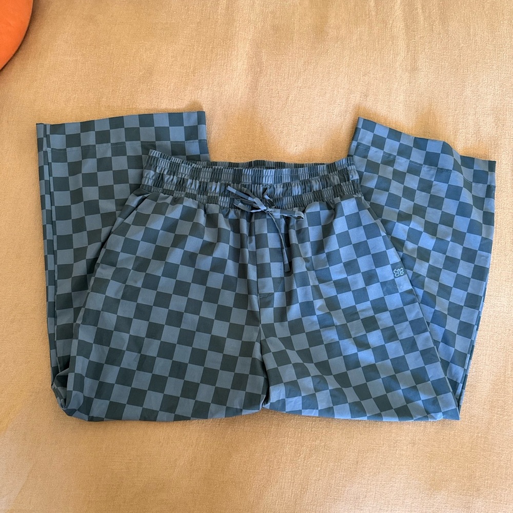 Albion Checkerboard Pants in grey/black